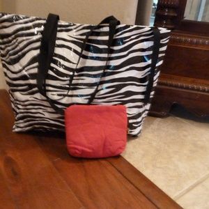 Tote Bag with Removable Clutch New Shopping to Office Versatile